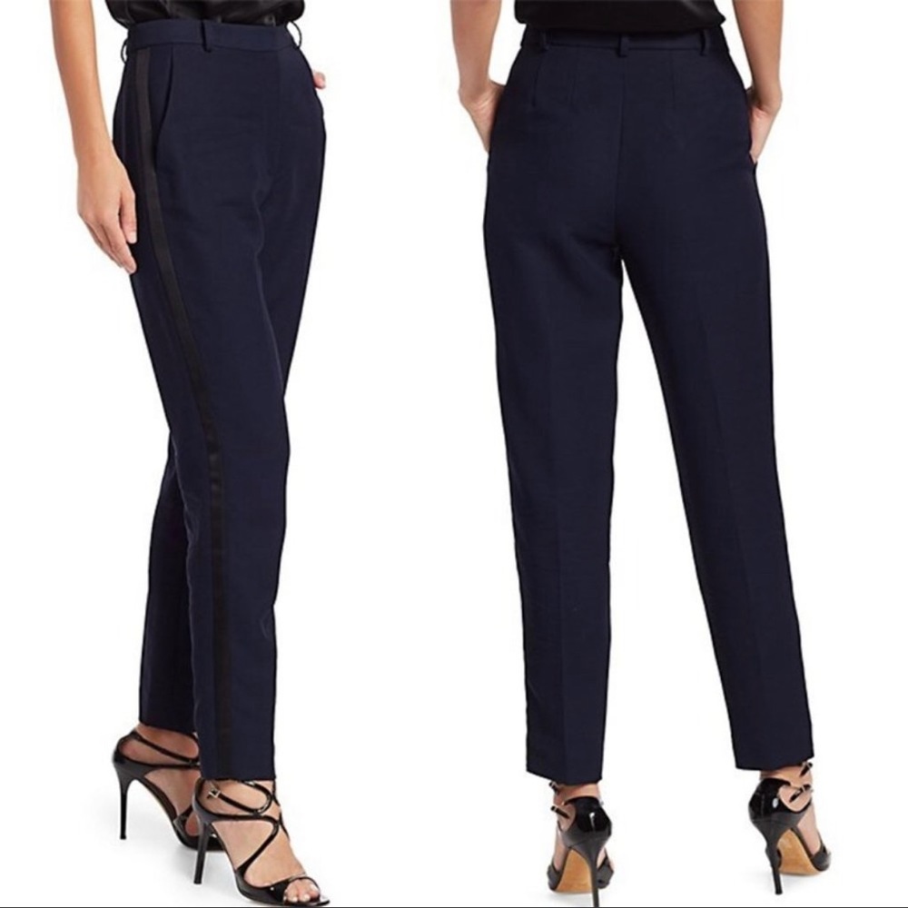 St. John Tuxedo Faille Trouser Pants